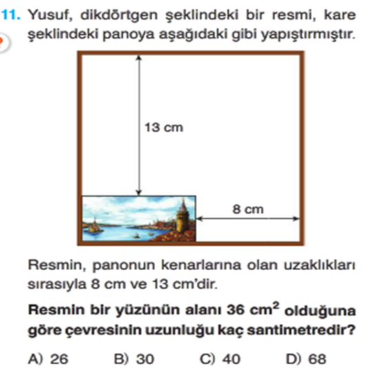 8. sınıf  MAT  1. ünite